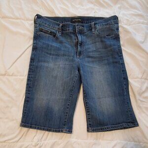 Banana Republic Women's Dark Wash Bermuda Shorts Sz 29 8